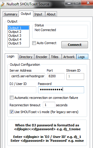 Shoutcast dsp plugin