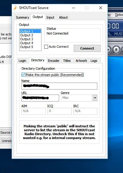 Directory Shoutcast