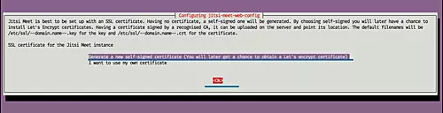 Configure SSL certificate