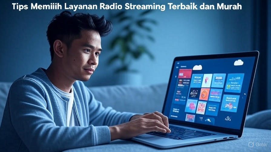 layanan radio streaming terbaik, radio streaming murah, tips pilih server radio